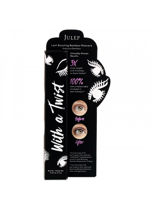 Julep, With a Twist, Lash Boosting Bamboo Mascara, Jet Black, 0.24 oz (6.7 g)