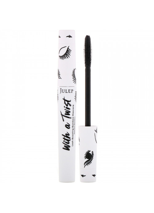 Julep, With a Twist, Lash Boosting Bamboo Mascara, Jet Black, 0.24 oz (6.7 g)