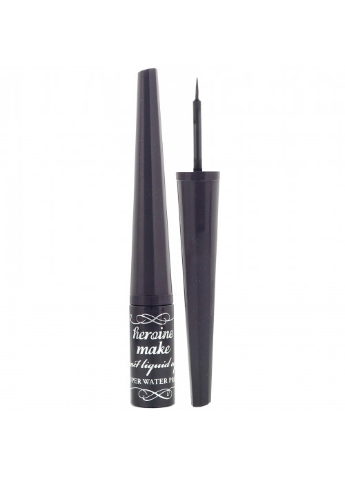 KissMe, Heroine Make, Impact Liquid Eyeliner, Super Waterproof, #01 Super Black, 0.09 oz (2.5 g)