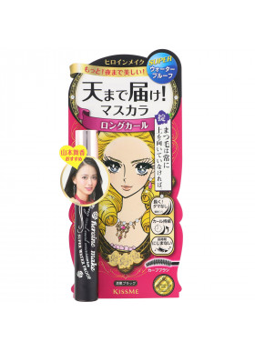 KissMe, Heroine Make, Long & Curl Mascara, Super Waterproof, #01 Super Black, 0.21 oz (6 g)