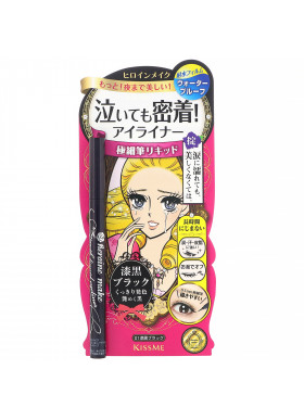 KissMe, Heroine Make, Smooth Liquid Eyeliner, Super Keep, Waterproof, #01 Super Black,  0.014 fl oz (0.4 ml)