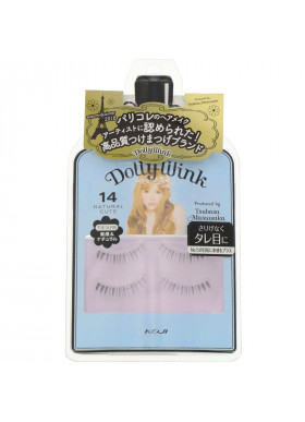 Koji, Dolly Wink, False Eyelashes, #14 Natural Cute, 2 Pairs