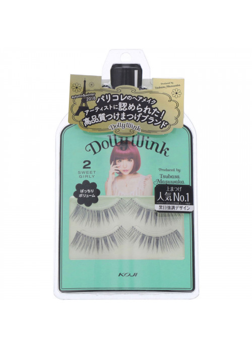 Koji, Dolly Wink, False Eyelashes, #2 Sweet Girly, 2 Pairs