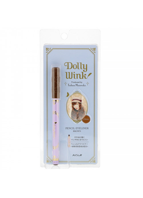 Koji, Dolly Wink, Pencil Eyeliner, Brown, 1 Piece