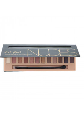 L.A. Girl, Beauty Brick, Nudes Eyeshadow Palette, 0.42 oz (12 g)