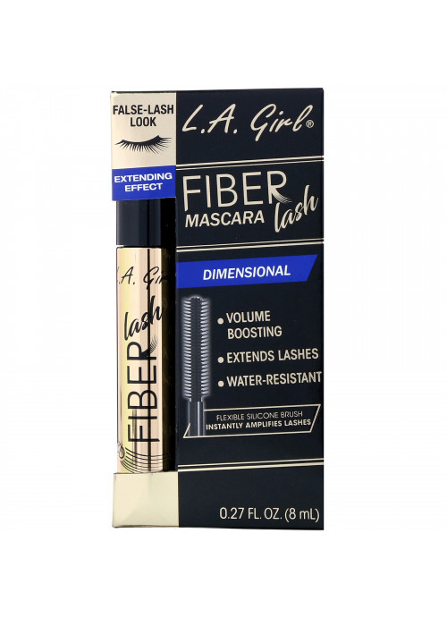 L.A. Girl, Fiber Lash Mascara, Intense Black, 0.27 fl oz (8 ml)