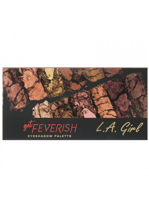 L.A. Girl, Get Feverish Eyeshadow Palette, 0.035 oz (1 g) Each