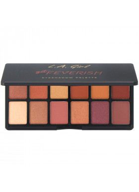 L.A. Girl, Get Feverish Eyeshadow Palette, 0.035 oz (1 g) Each