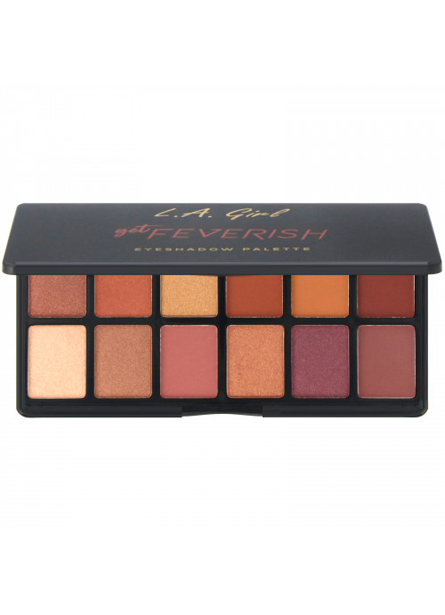 L.A. Girl, Get Feverish Eyeshadow Palette, 0.035 oz (1 g) Each