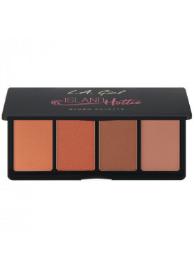 L.A. Girl, Island Hottie Blush Palette, 0.14 oz (4 g) Each