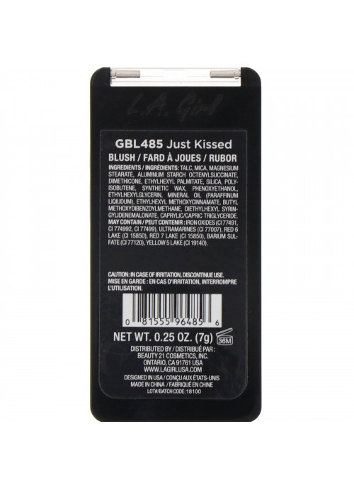 L.A. Girl, Just Blushing Powder, Just Kissed, 0.25 oz (7 g)
