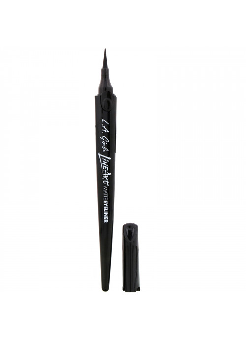 L.A. Girl, Line Art Matte Eyeliner Pen, Intense Black, 0.014 fl oz (0.4 ml)