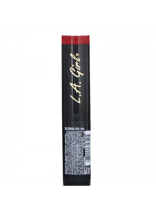L.A. Girl, Matte Flat Velvet Lipstick, Bite Me, 0.10 oz (3 g)