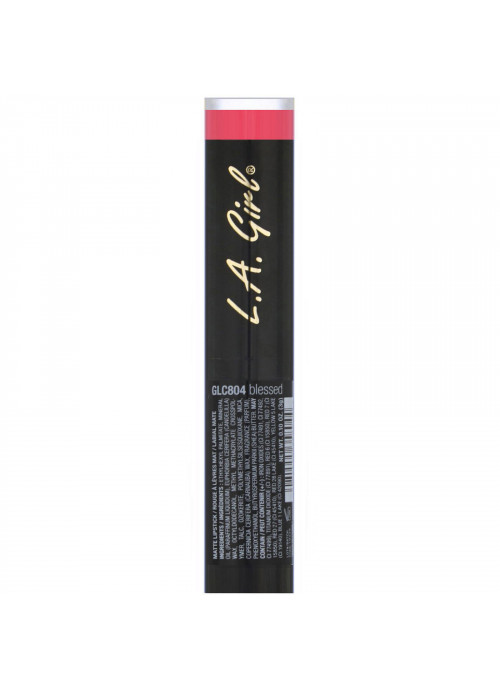 L.A. Girl, Matte Flat Velvet Lipstick, Blessed, 0.10 oz (3 g)