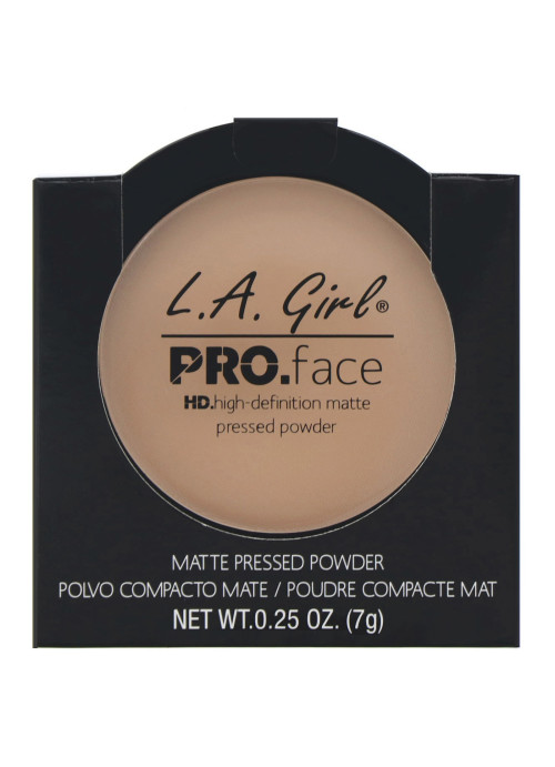 L.A. Girl, Pro Face HD Matte Pressed Powder, Medium Beige, 0.25 oz (7 g)