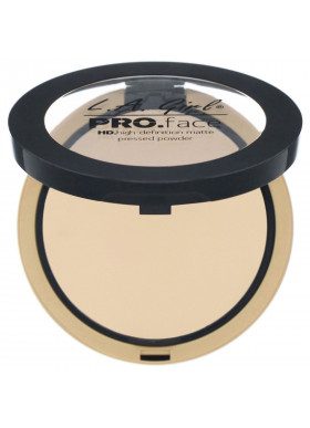 L.A. Girl, Pro Face HD Matte Pressed Powder, Nude Beige, 0.25 oz (7 g)