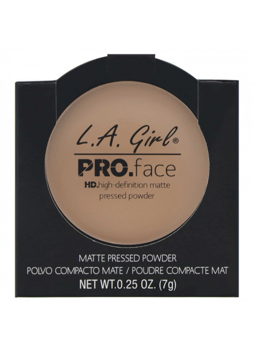 L.A. Girl, Pro Face HD Matte Pressed Powder, True Bronze, 0.25 oz (7 g)