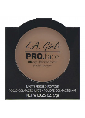 L.A. Girl, Pro Face HD Matte Pressed Powder, Warm Caramel, 0.25 oz (7 g)