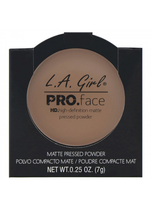 L.A. Girl, Pro Face HD Matte Pressed Powder, Warm Caramel, 0.25 oz (7 g)