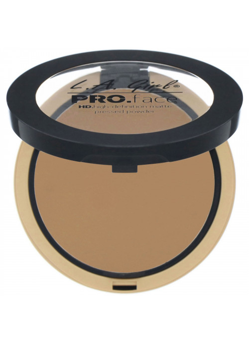 L.A. Girl, Pro Face HD Matte Pressed Powder, Warm Caramel, 0.25 oz (7 g)