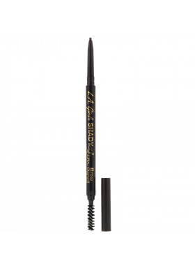 L.A. Girl, Shady Slim Brow Pencil, Blackest Brown, 0.003 oz (0.08 g)