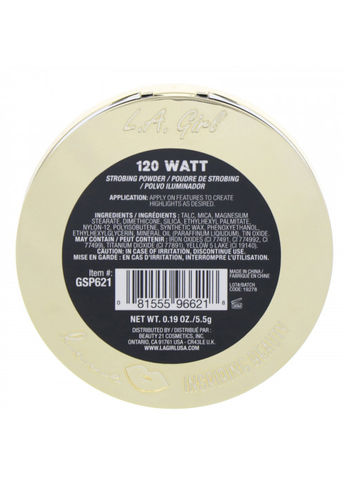 L.A. Girl, Strobe Lite, Strobing Powder, 120 Watt, 0.19 oz (5.5 g)