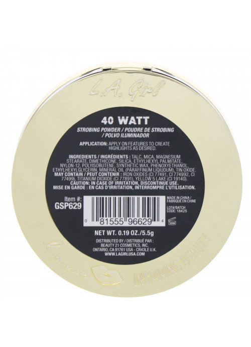 L.A. Girl, Strobe Lite, Strobing Powder, 40 Watt, 0.19 oz (5.5 g)