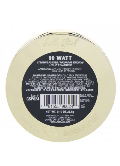 L.A. Girl, Strobe Lite, Strobing Powder, 90 Watt, 0.19 oz (5.5 g)