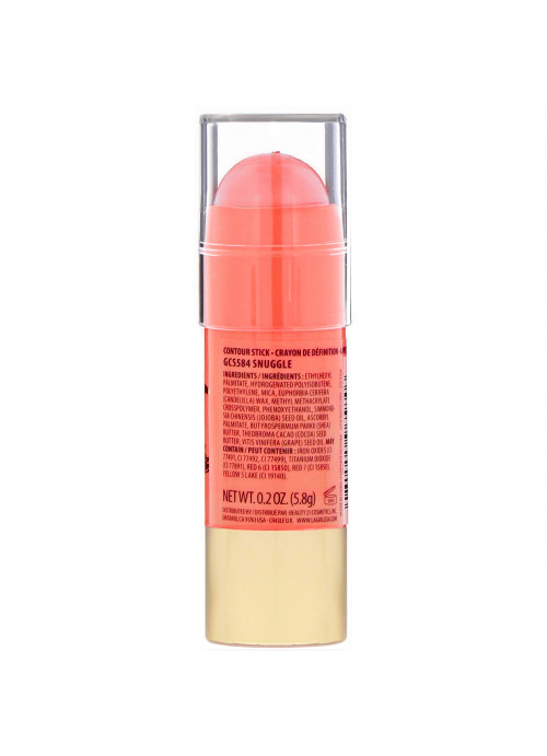 L.A. Girl, Velvet Blush Contour Stick, Snuggle, 0.2 oz (5.8 g)