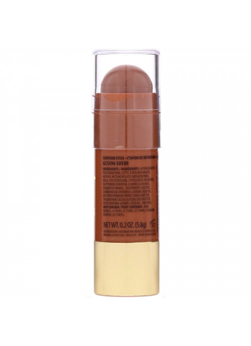 L.A. Girl, Velvet Bronzer Contour Stick, Suede, 0.2 oz (5.8 g)