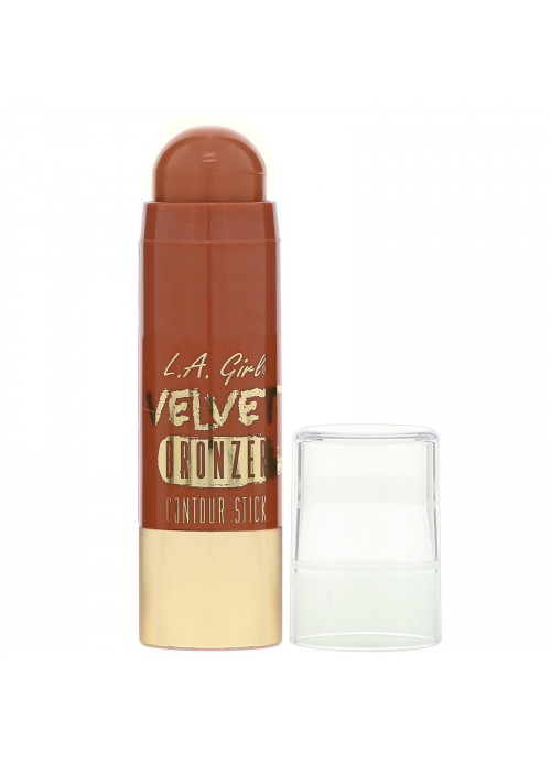 L.A. Girl, Velvet Bronzer Contour Stick, Suede, 0.2 oz (5.8 g)