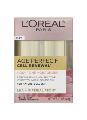L'Oreal, Age Perfect Cell Renewal, Rosy Tone Moisturizer, 1.7 oz (48 g)