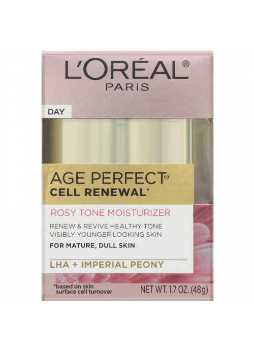 L'Oreal, Age Perfect Cell Renewal, Rosy Tone Moisturizer, 1.7 oz (48 g)