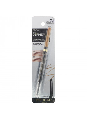L'Oreal, Brow Stylist Definer, Ultra Fine Tip, 385 Light Blonde, 0.003 oz (0.09 g)