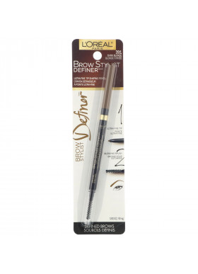 L'Oreal, Brow Stylist Definer, Ultra Fine Tip, 391 Dark Blonde, 0.003 oz (90 mg)