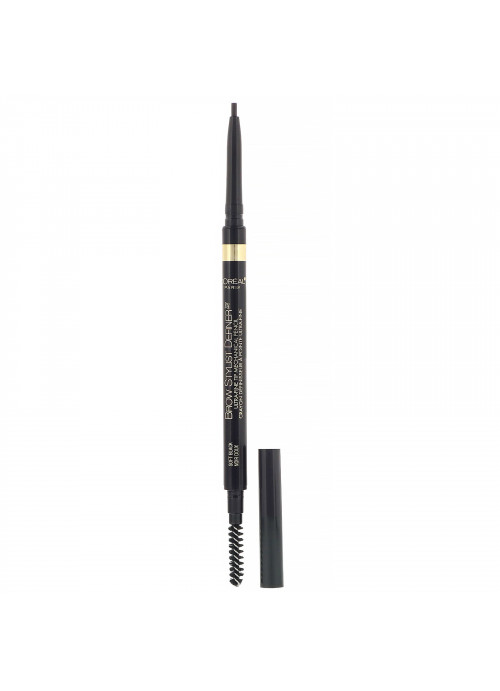 L'Oreal, Brow Stylist Definer, Ultra Fine Tip, 393 Soft Black,  0.003 oz (0.09 g)