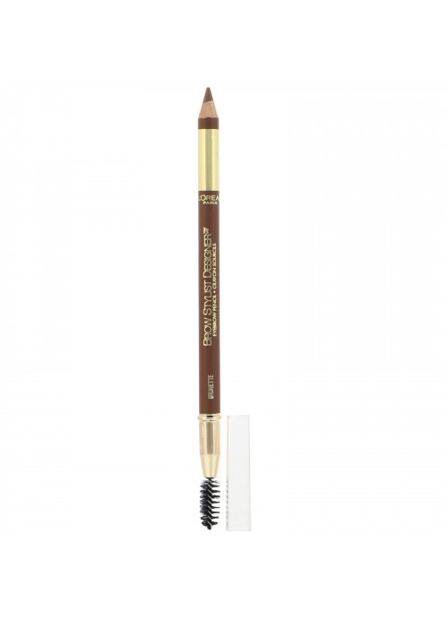 L'Oreal, Brow Stylist Designer Eyebrow Pencil, 310 Brunette, 0.045 oz (1.3 g)