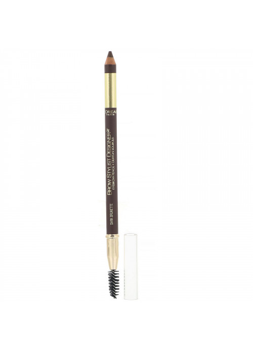 L'Oreal, Brow Stylist Designer Eyebrow Pencil, 315 Dark Brunette, .045 oz (1.3 g)