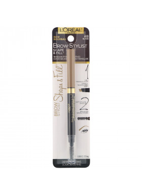 L'Oreal, Brow Stylist, Shape & Fill, 400 Blonde, .008 oz (250 mg)