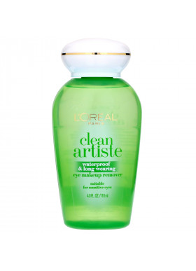 L'Oreal, Clean Artiste, Waterproof & Long Wearing Eye Makeup Remover, For Sensitive Eyes, 4 fl oz (118 ml)