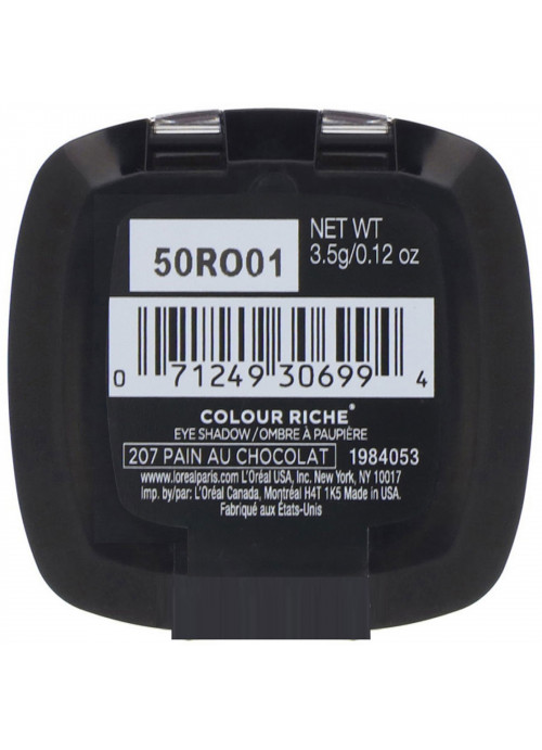 L'Oreal, Colour Riche Eye Shadow, 207 Pain Au Chocolat, .12 oz (3.5 g)