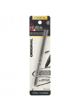 L'Oreal, Infallible Mechanical Eyeliner, 531 Brown, 0.008 oz (240 mg)