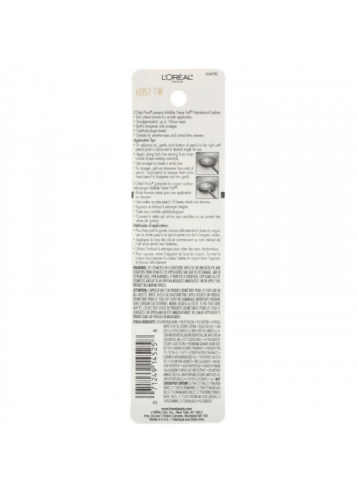 L'Oreal, Infallible Mechanical Eyeliner, 531 Brown, 0.008 oz (240 mg)