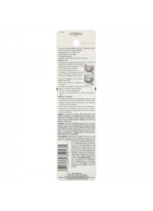 L'Oreal, Infallible Mechanical Eyeliner, Original, 551 White, .008 oz (240 mg)