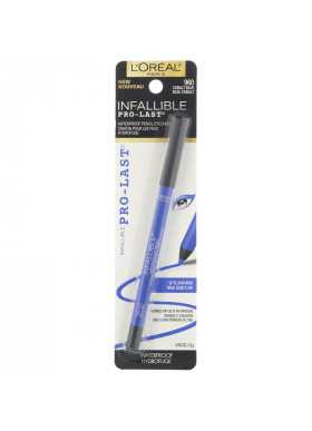 L'Oreal, Infallible Pro-Last Waterproof Pencil Eyeliner, 960 Cobalt Blue, 0.042 fl oz (1.2 g)
