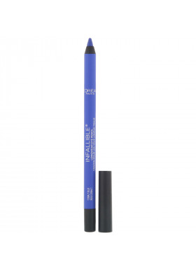 L'Oreal, Infallible Pro-Last Waterproof Pencil Eyeliner, 960 Cobalt Blue, 0.042 fl oz (1.2 g)