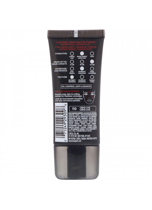 L'Oreal, Infallible Pro-Matte Foundation, 110 Creme Cafe , 1 fl oz (30 ml)