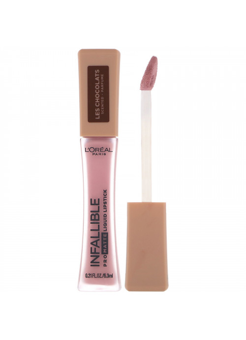 L'Oreal, Infallible Pro-Matte Liquid Lipstick, Les Chocolats, 842 Candy Man, .21 fl oz (6.3 ml)