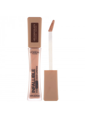 L'Oreal, Infallible Pro-Matte Liquid Lipstick, Les Chocolats, 844 Sweet Tooth, .21 fl oz (6.3 ml)