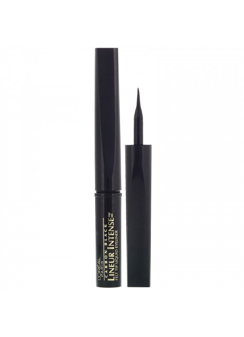 L'Oreal, Lineur Intense, Felt Tip Liquid Eyeliner, Carbon Black 690, .05 fl oz (1.5 ml)